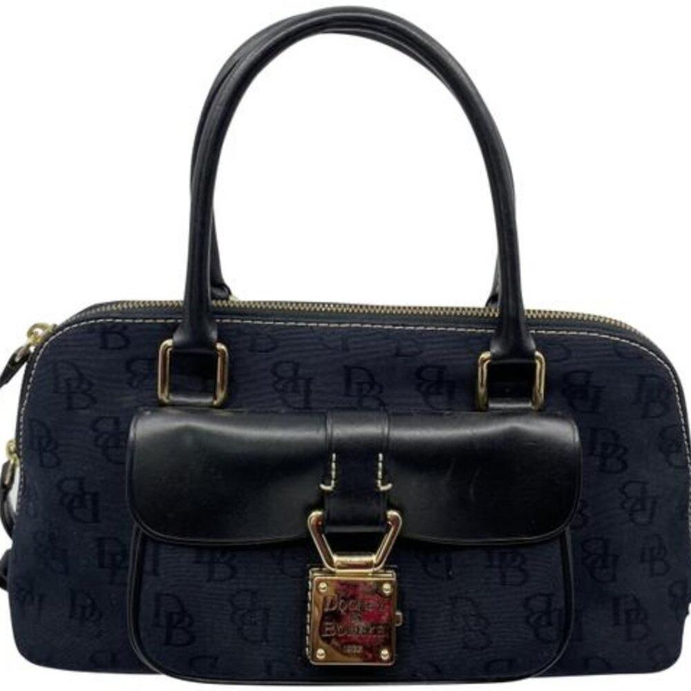 Dooney & Bourke Black Large Leather Shoulder Bag